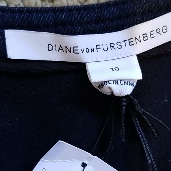 Diane Von Furstenberg Christa Denim Wrap Dress - Picture 5 of 8